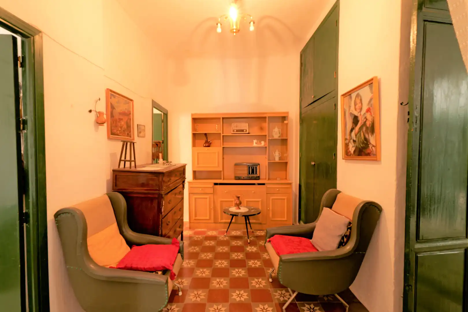 Wohnzimmer von Einfamilien-Reihenhaus zum Verkauf in Murtas mit Terrasse und Möbliert
