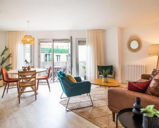 Sala d'estar de Apartament de lloguer en  Barcelona Capital amb Aire condicionat, Calefacció i Moblat