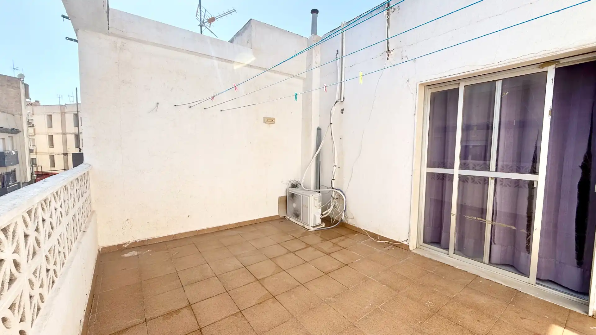 Terrace of Duplexes for sale in Roquetas de Mar  with Air Conditioner and Furnished