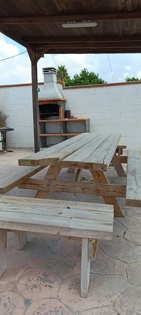 Terrassa de Finca rústica en venda en Chiclana de la Frontera amb Jardí privat