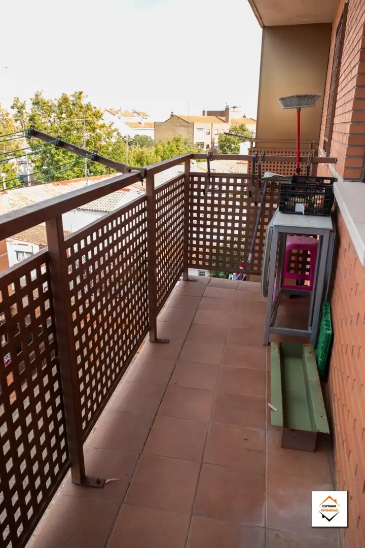 Balcony of Flat for sale in Zaragoza  with Air Conditioner, Heating and Terrace