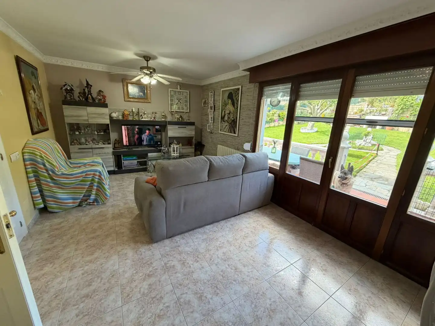 Sala de estar de Casa o chalet en venta en Meruelo con Calefacción, Jardín privado y Terraza