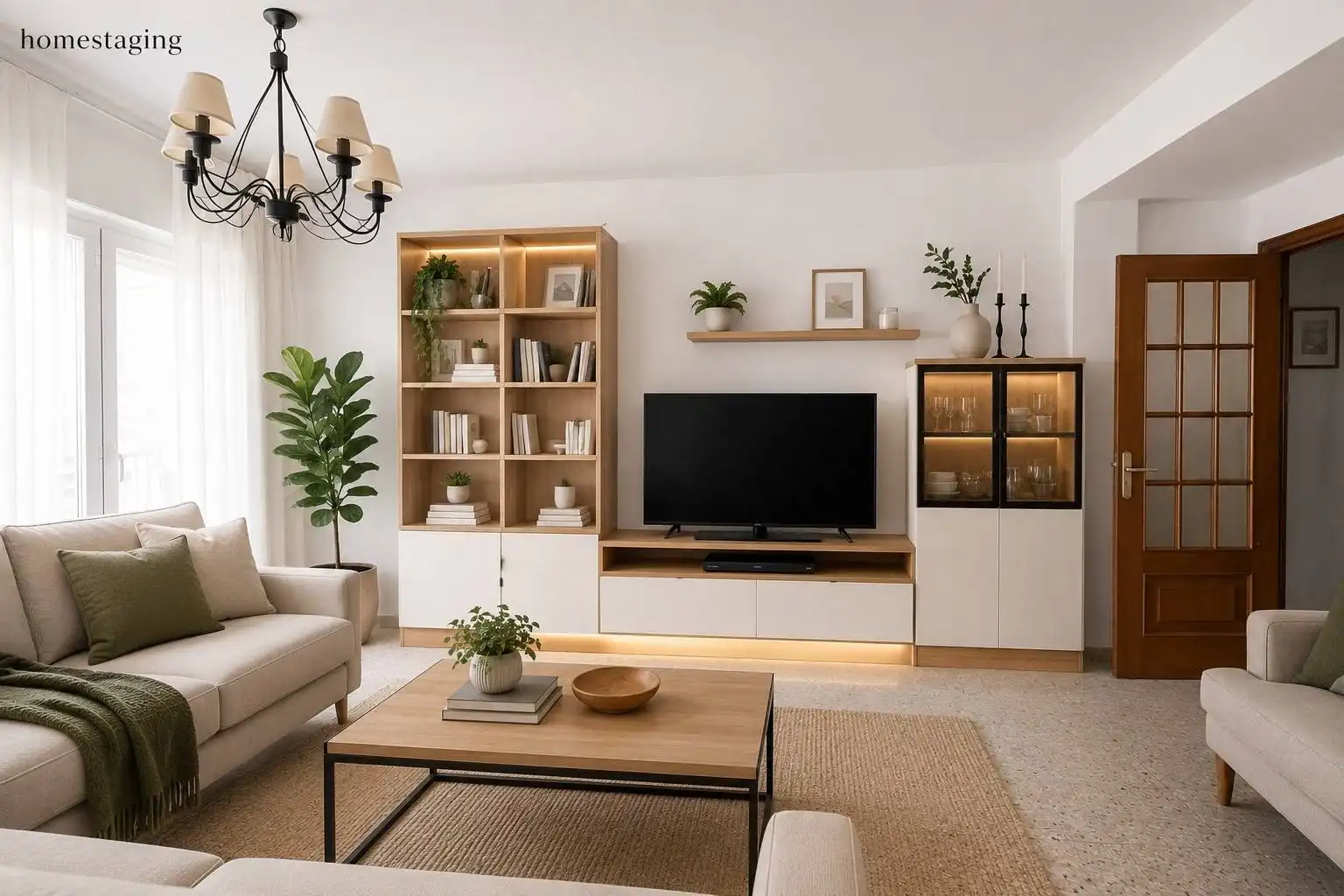 Sala de estar de Piso en venta en Alcobendas con Calefacción y Terraza