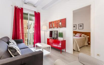 Sala d'estar de Apartament en venda en  Barcelona Capital amb Aire condicionat, Calefacció i Parquet