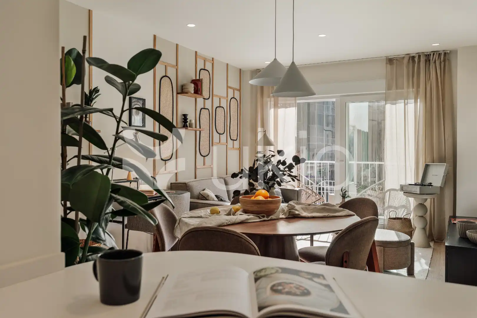 Dining room of Apartments for rent in Barcelona  with Air Conditioner, Furnished and Oven