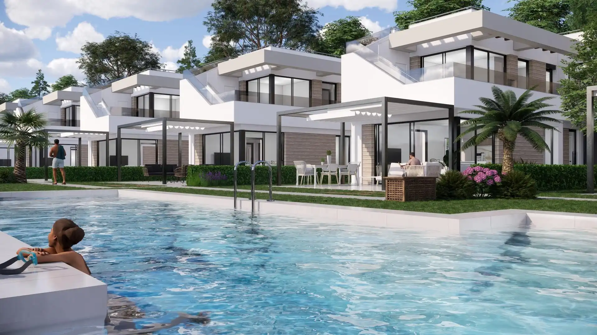 Chalet con piscina en venta en El Pinar de Campoverde, imagen 2