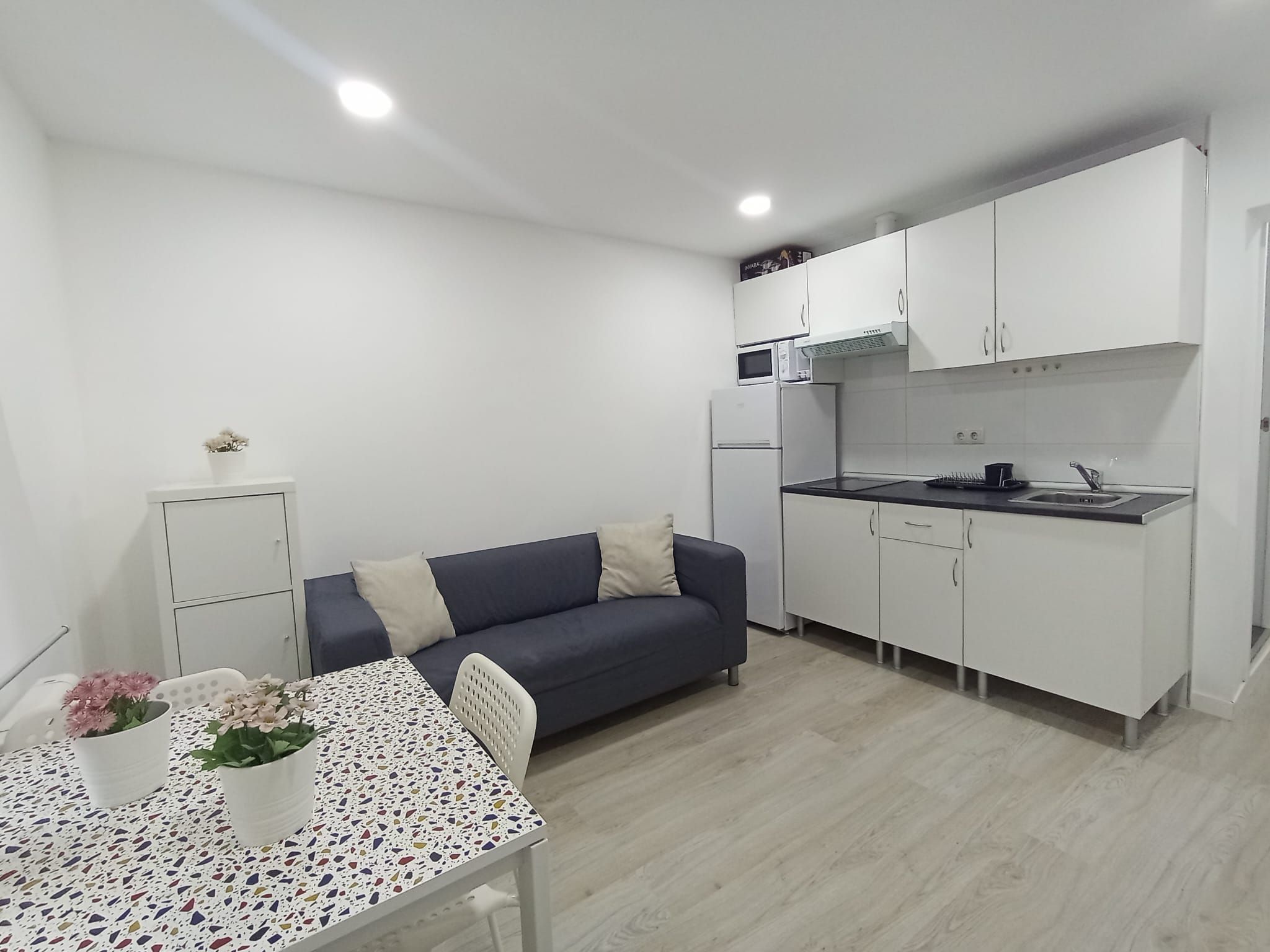 Living room of Flat to rent in  Madrid Capital  with Air Conditioner and Heating