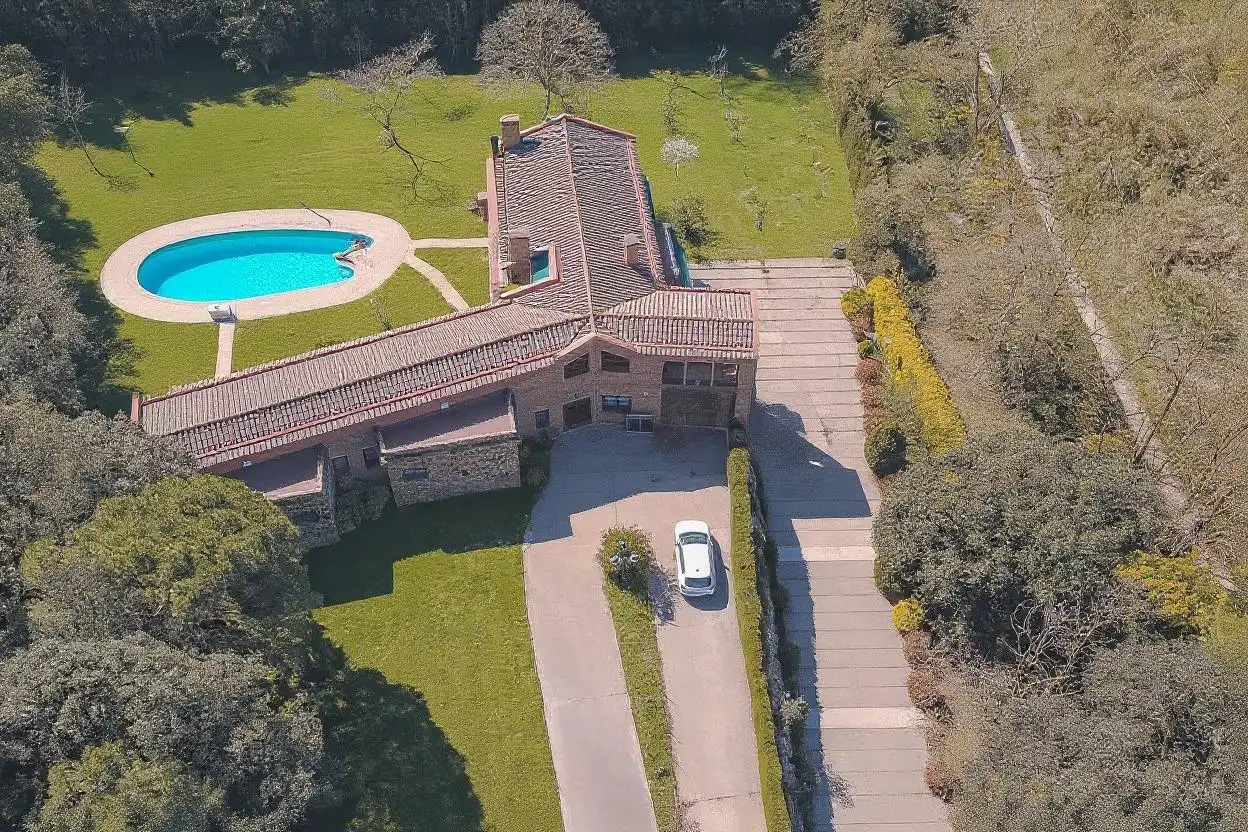 Vista exterior de Casa o chalet en venta en Caldes de Montbui con Aire acondicionado, Jardín privado y Terraza