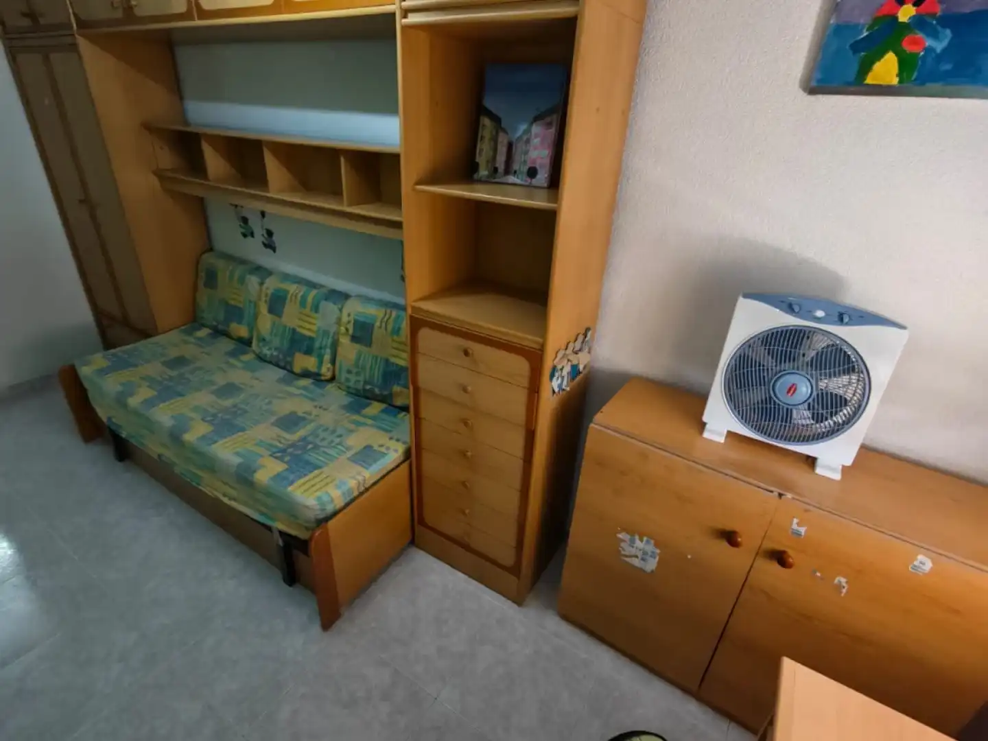 Bedroom of Flat for rent in Murcia  with Furnished, Washing machine and Balcony