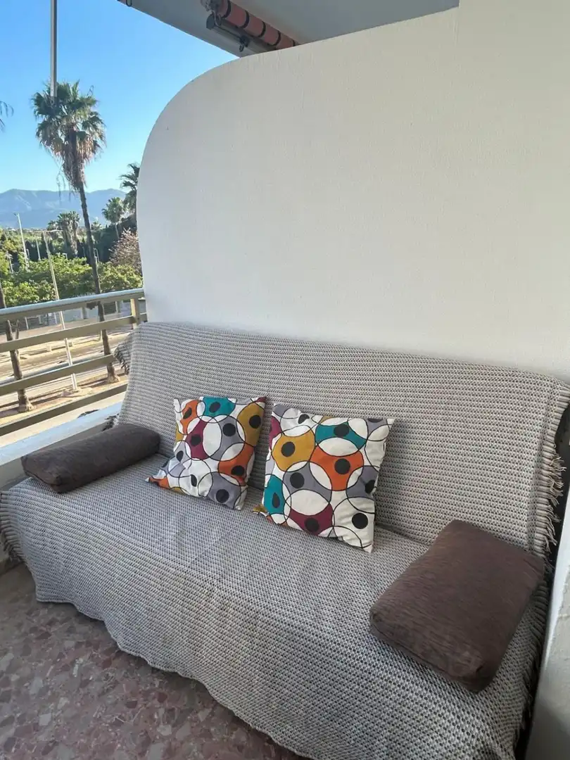 Terraza de Apartamento de alquiler en Cullera con Terraza, Amueblado y Piscina comunitaria