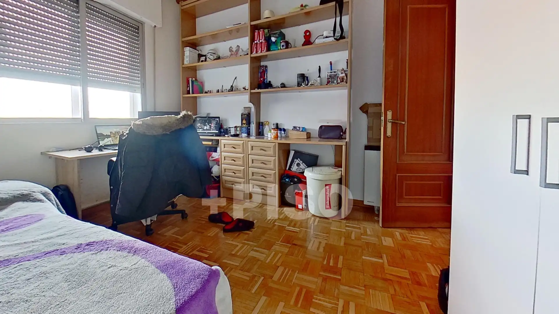 Bedroom of Flat for sale in Madrid  with Air Conditioner, Heating and Parquet flooring