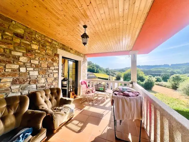 Terraza de Casa o chalet en venta en Carral con Calefacción, Jardín privado y Parquet