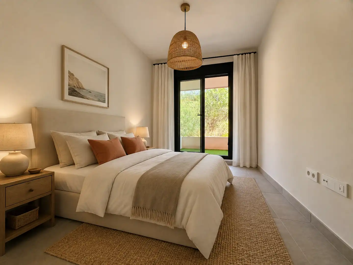 Habitación de Planta baja en venta en Mijas con Aire acondicionado, Terraza y Piscina