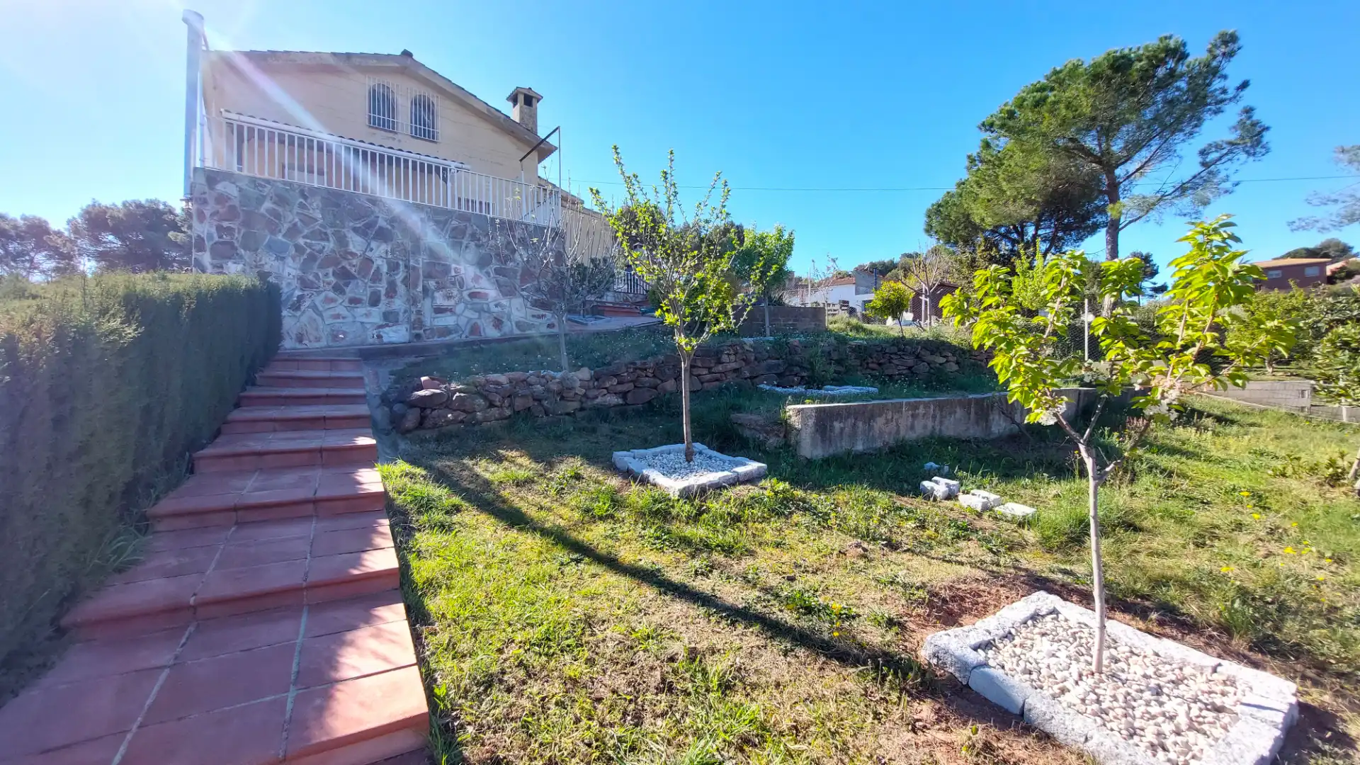 Jardí de Casa o xalet en venda en Sant Llorenç Savall amb Calefacció, Jardí privat i Terrassa