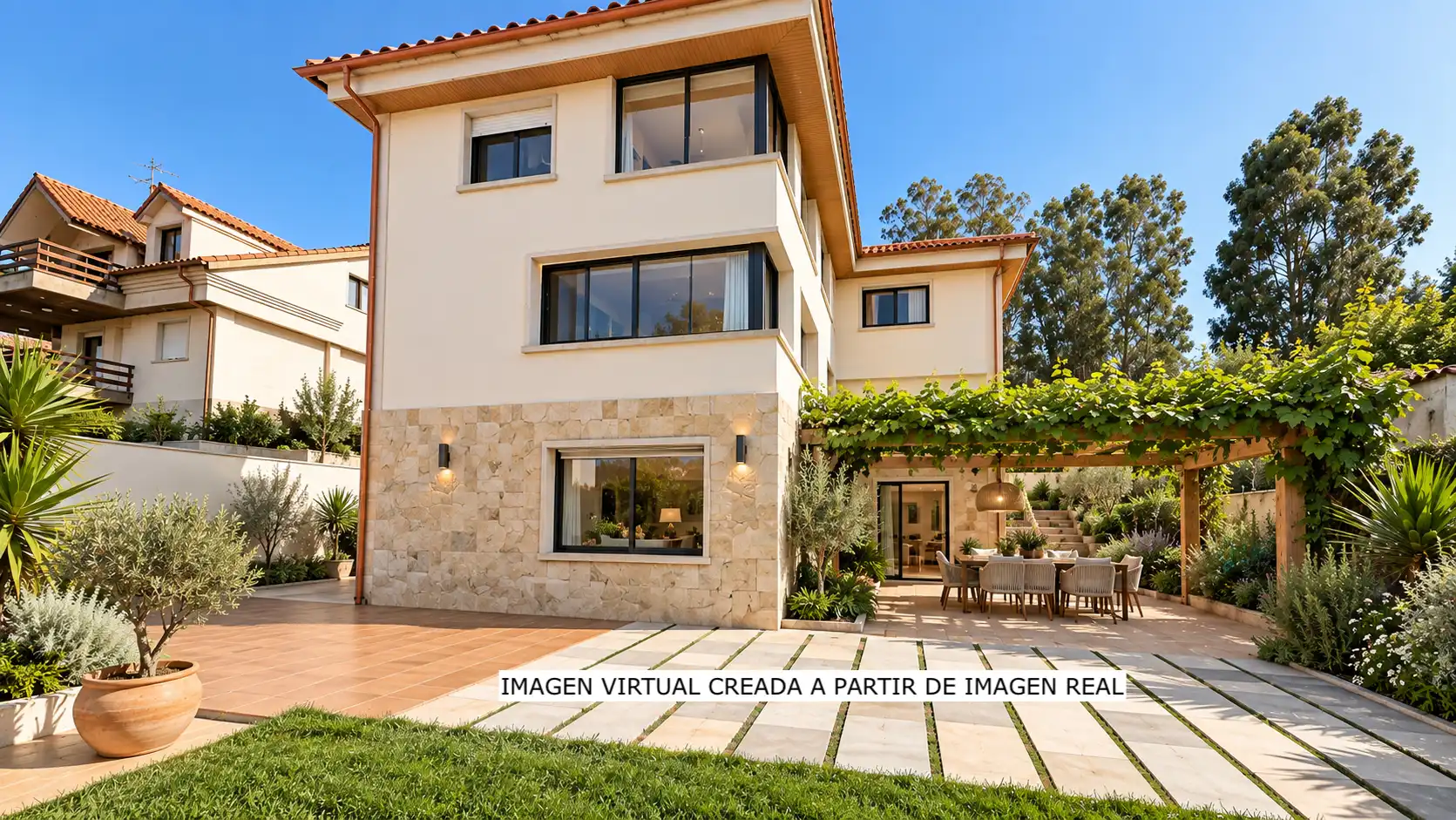 Casa amb piscina en venda a Estrada José Rivas-Coruxo, imagen 6