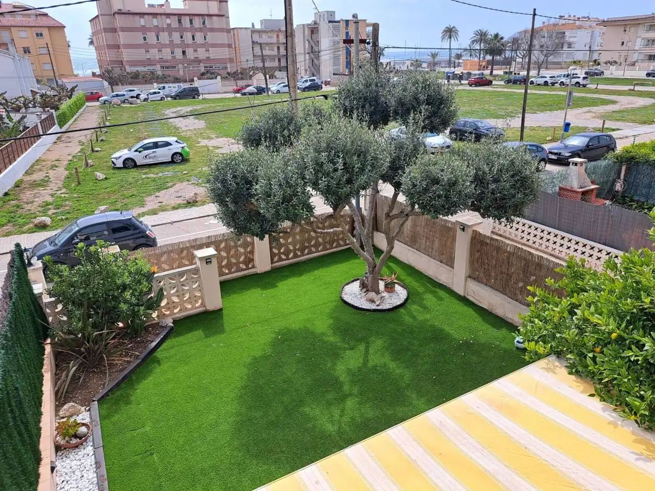 Terrasse von Haus oder Chalet zur Miete in Vilanova i la Geltrú mit Klimaanlage, Heizung und Privatgarten