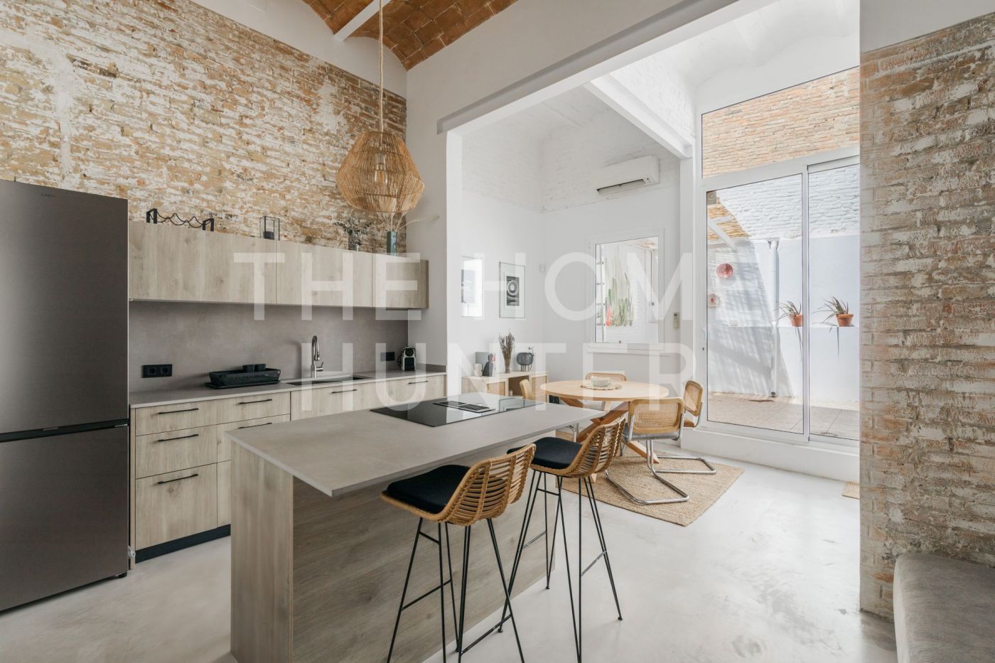 Cuina de Casa o xalet de lloguer en  Barcelona Capital amb Aire condicionat, Calefacció i Terrassa