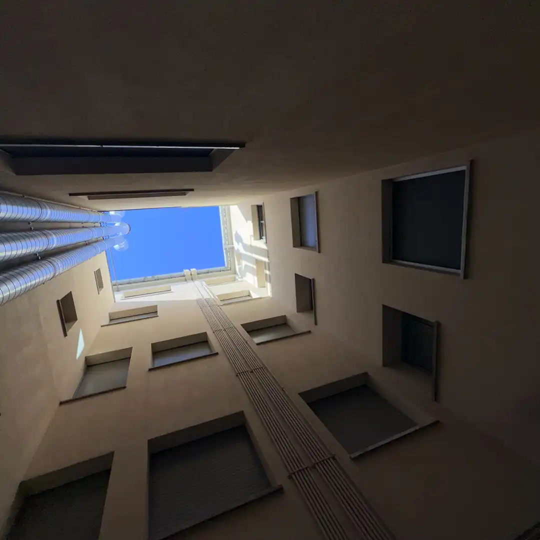 Vista exterior de Pis en venda en Terrassa amb Calefacció, Terrassa i Moblat