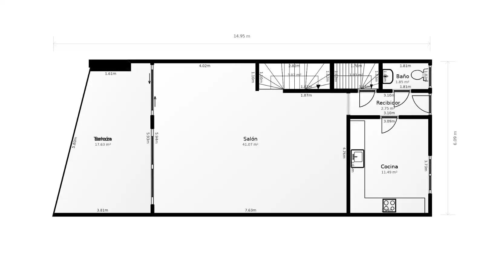 Casa adosada en venta en Alicante / Alacant con Aire acondicionado, Calefacción y Piscina