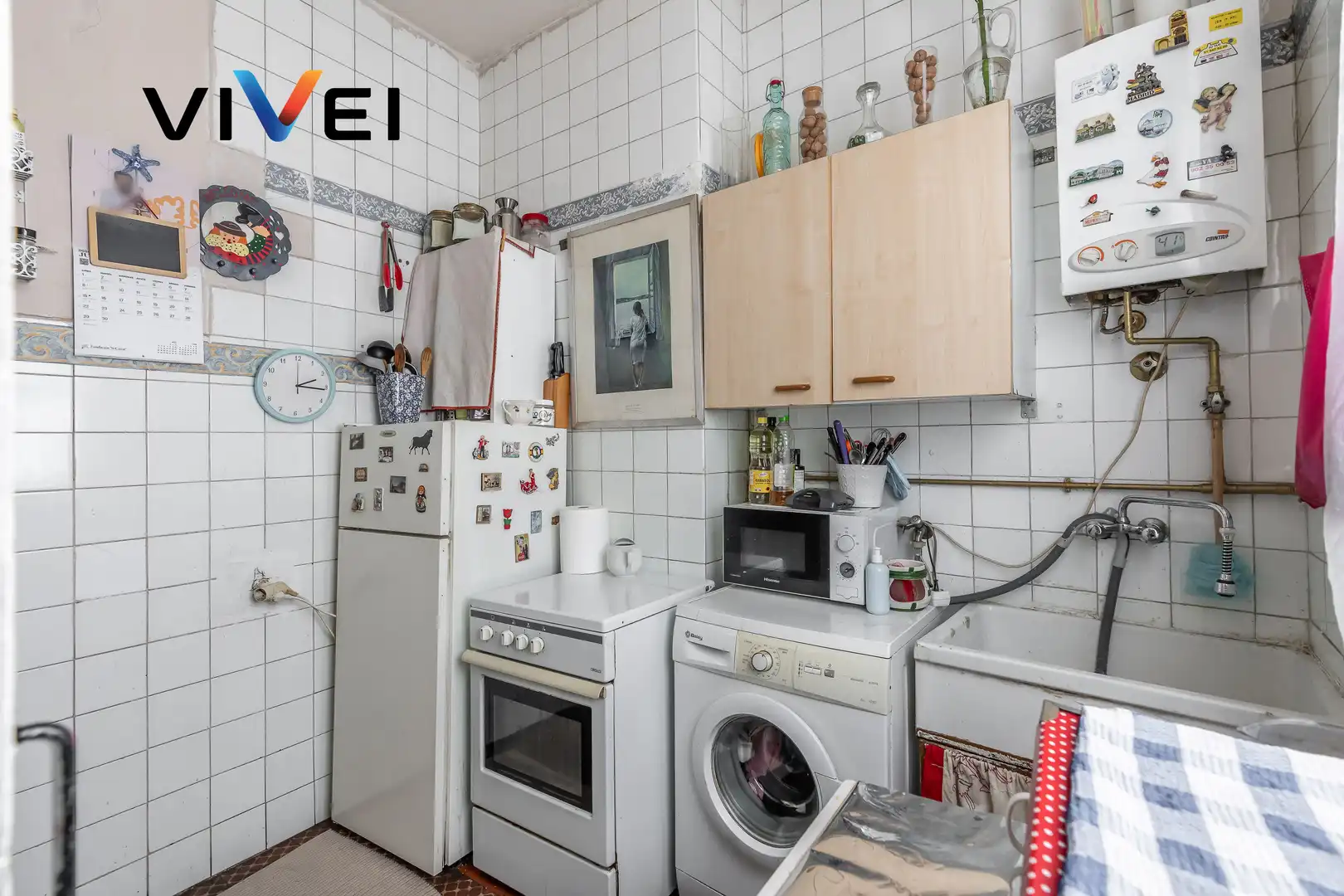 Cocina de Piso en venta en Madrid con Balcón