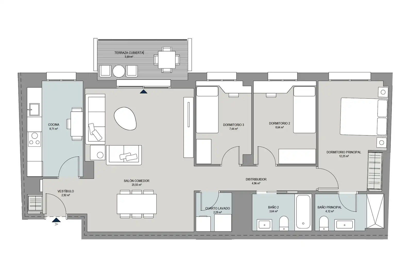 Apartament en venda en Sant Pere de Ribes amb Terrassa, Traster i Piscina