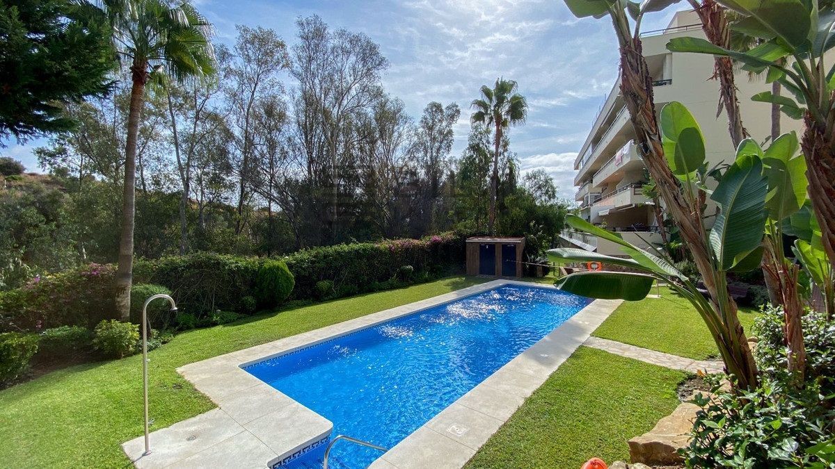 Swimming pool of Flat for sale in Mijas  with Terrace, Storage room and Swimming Pool