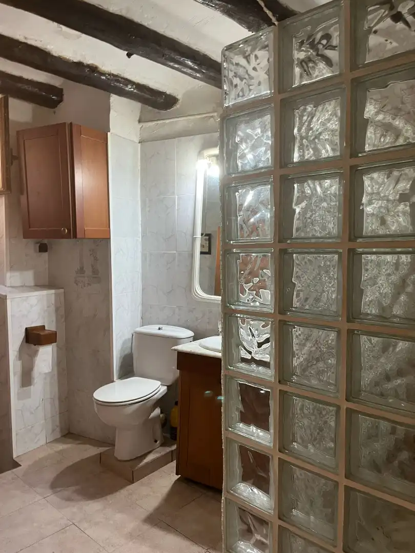 Badezimmer von Haus oder Chalet zum Verkauf in Tàrrega mit Heizung, Möbliert und Ofen