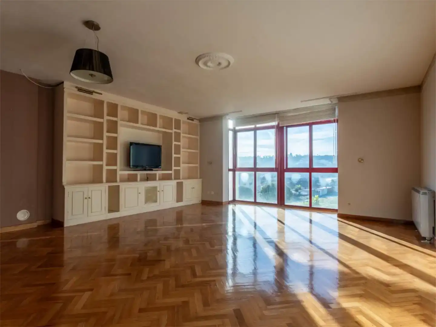 Sala d'estar de Casa adosada en venda en Culleredo