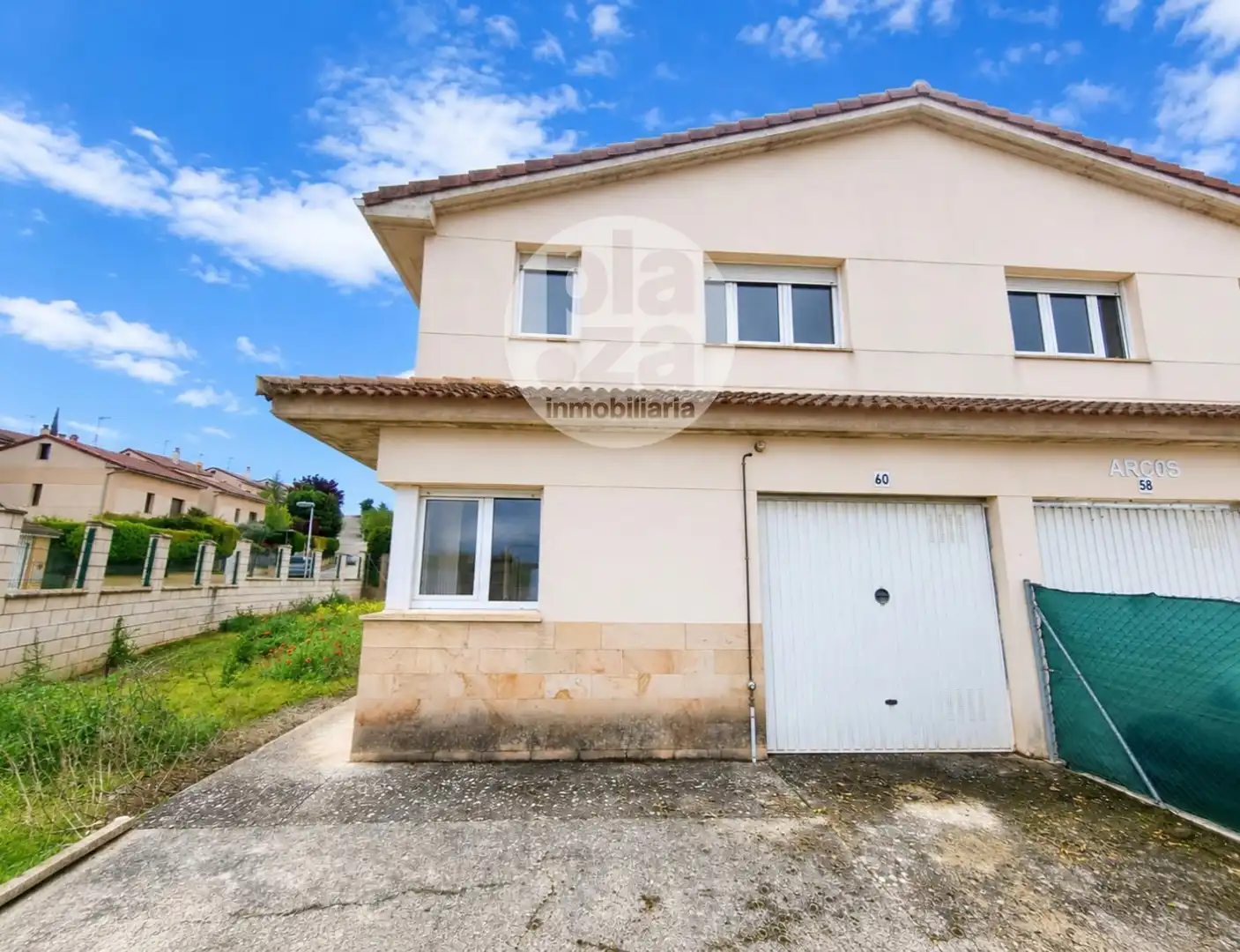 Vista exterior de Casa o chalet en venta en Arcos con Calefacción, Jardín privado y Terraza