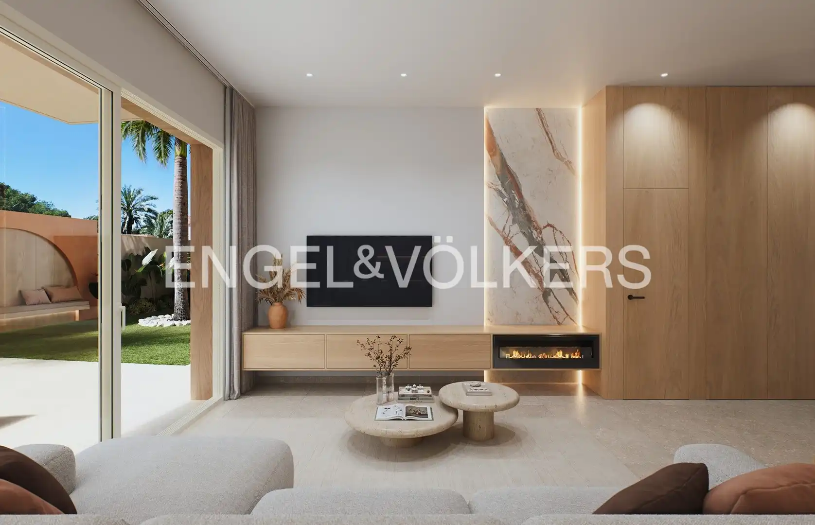 Sala de estar de Casa o chalet en venta en Orihuela con Aire acondicionado, Calefacción y Jardín privado