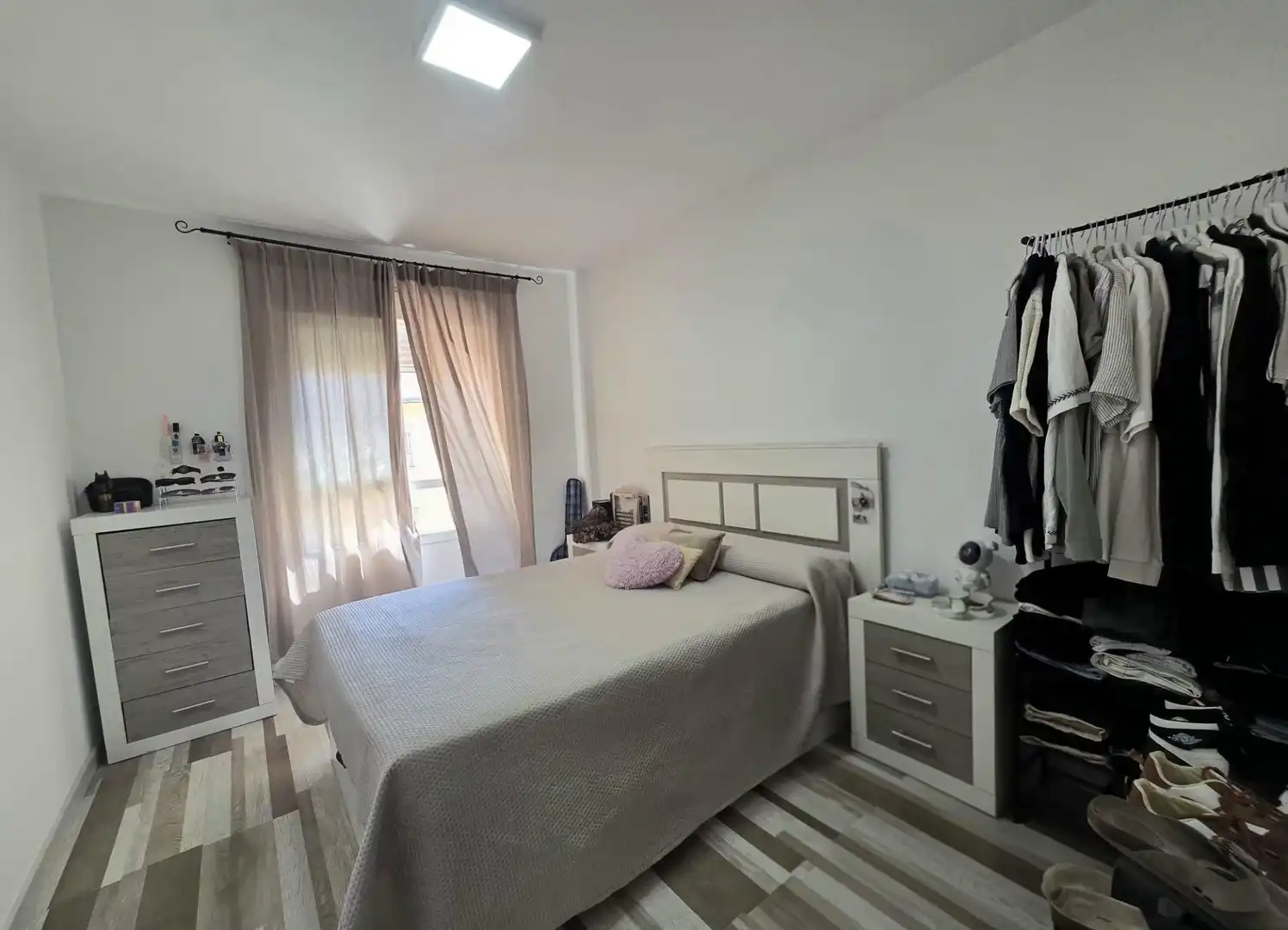 Bedroom of Flat for sale in Málaga  with Air Conditioner, Terrace and Storage room