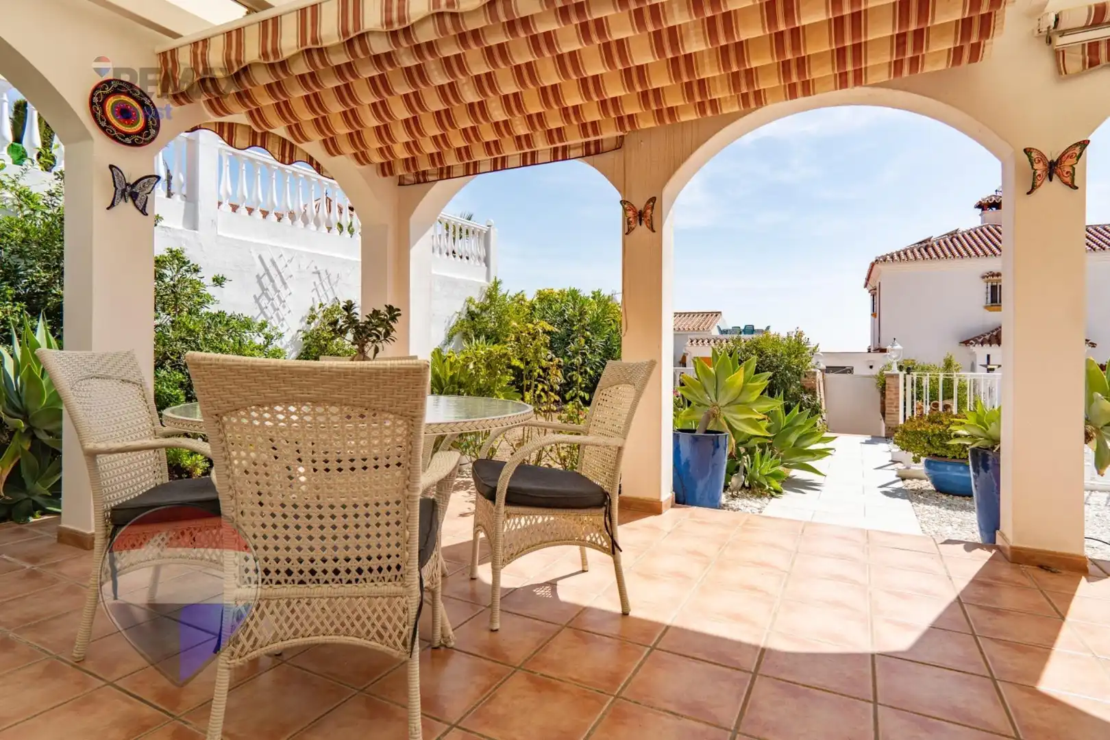 Terrassa de Casa o xalet en venda en Benajarafe