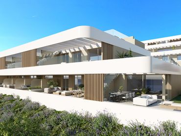 Apartament amb balcó en venda a Estepona Pueblo