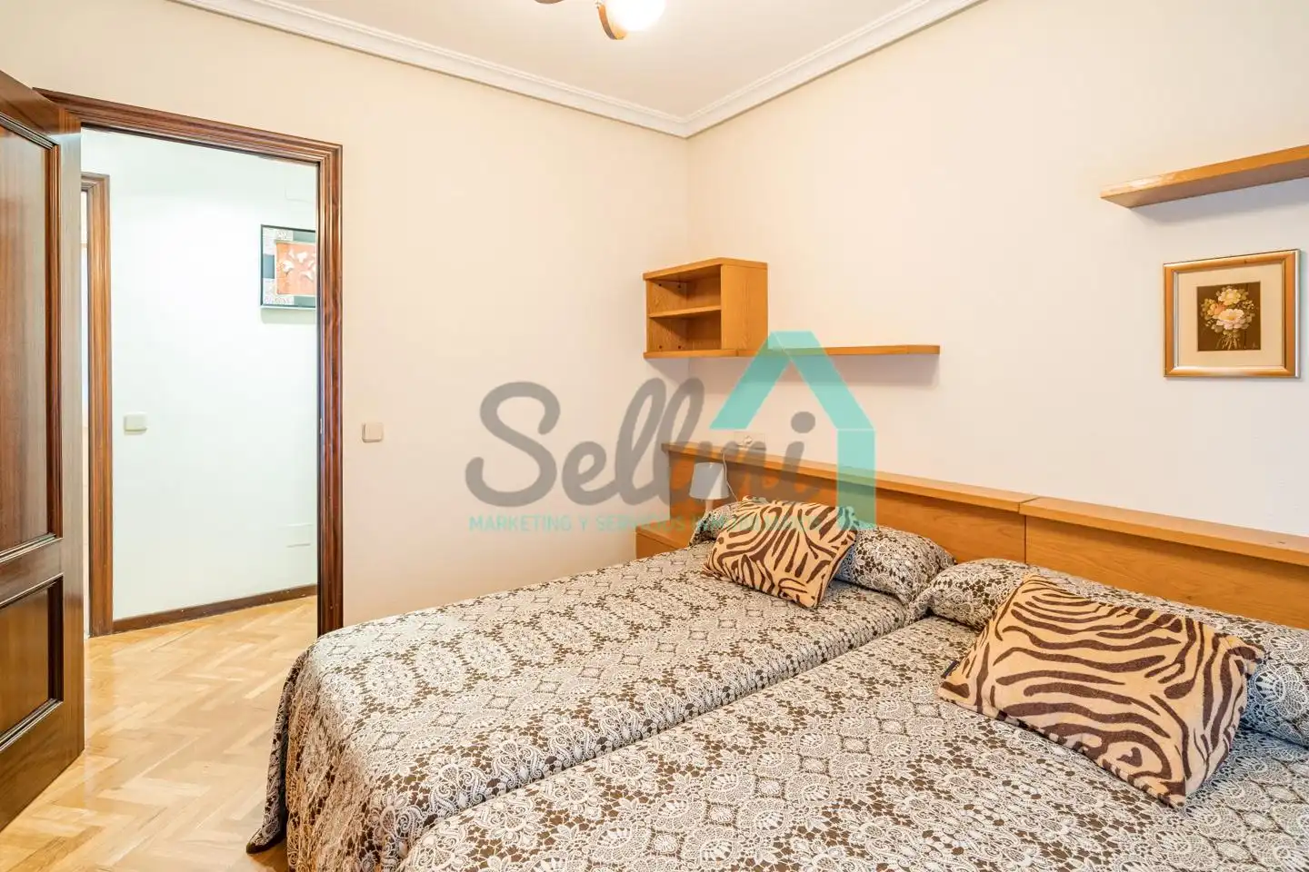 Schlafzimmer von Wohnung zum Verkauf in Gijón  mit Heizung und Parkett