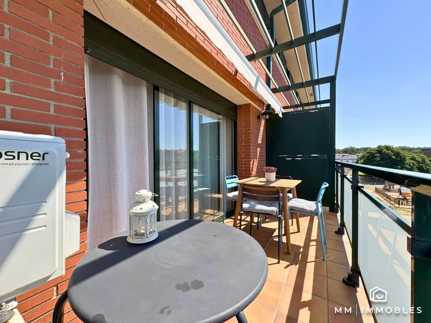 Terrasse von Dachboden zum Verkauf in La Garriga mit Klimaanlage, Heizung und Abstellraum