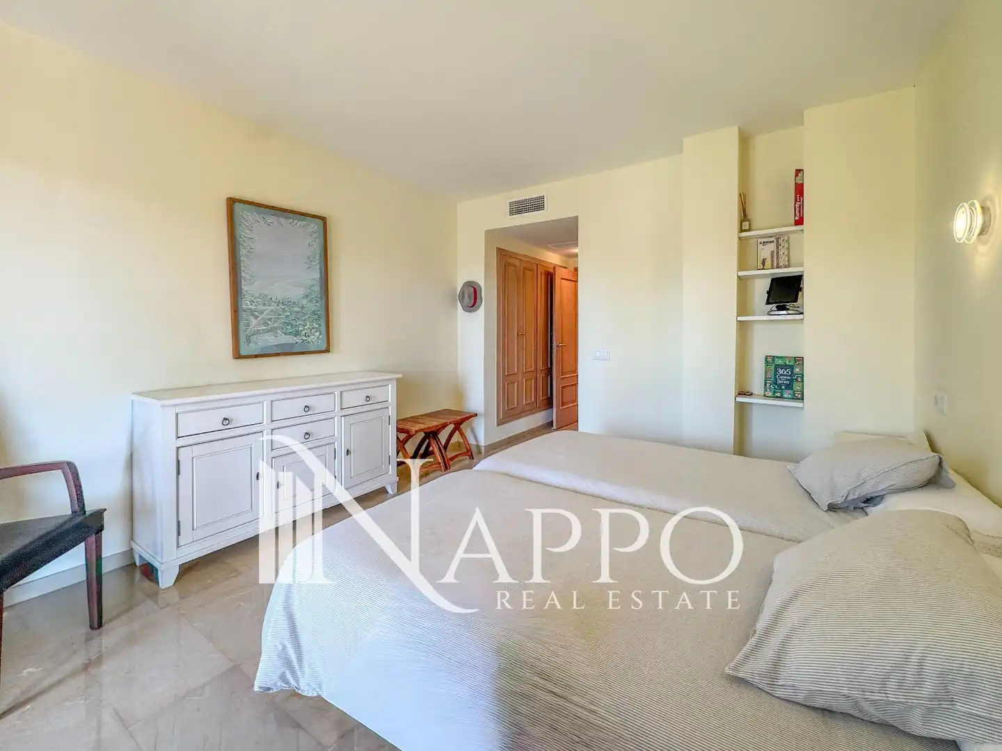 Schlafzimmer von Wohnung zum Verkauf in Calvià mit Klimaanlage, Heizung und Terrasse