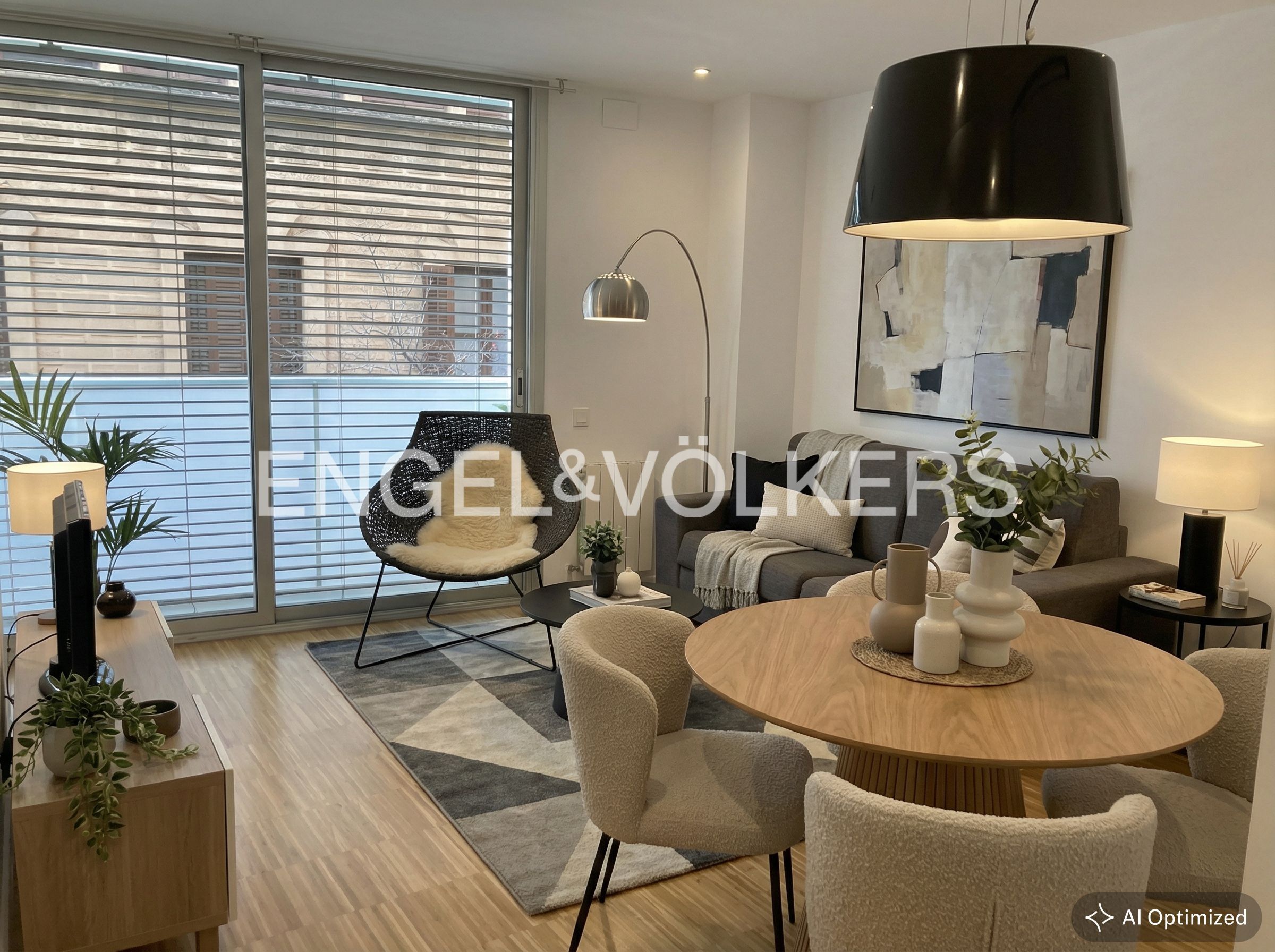 Sala d'estar de Pis en venda en  Barcelona Capital amb Aire condicionat, Calefacció i Parquet