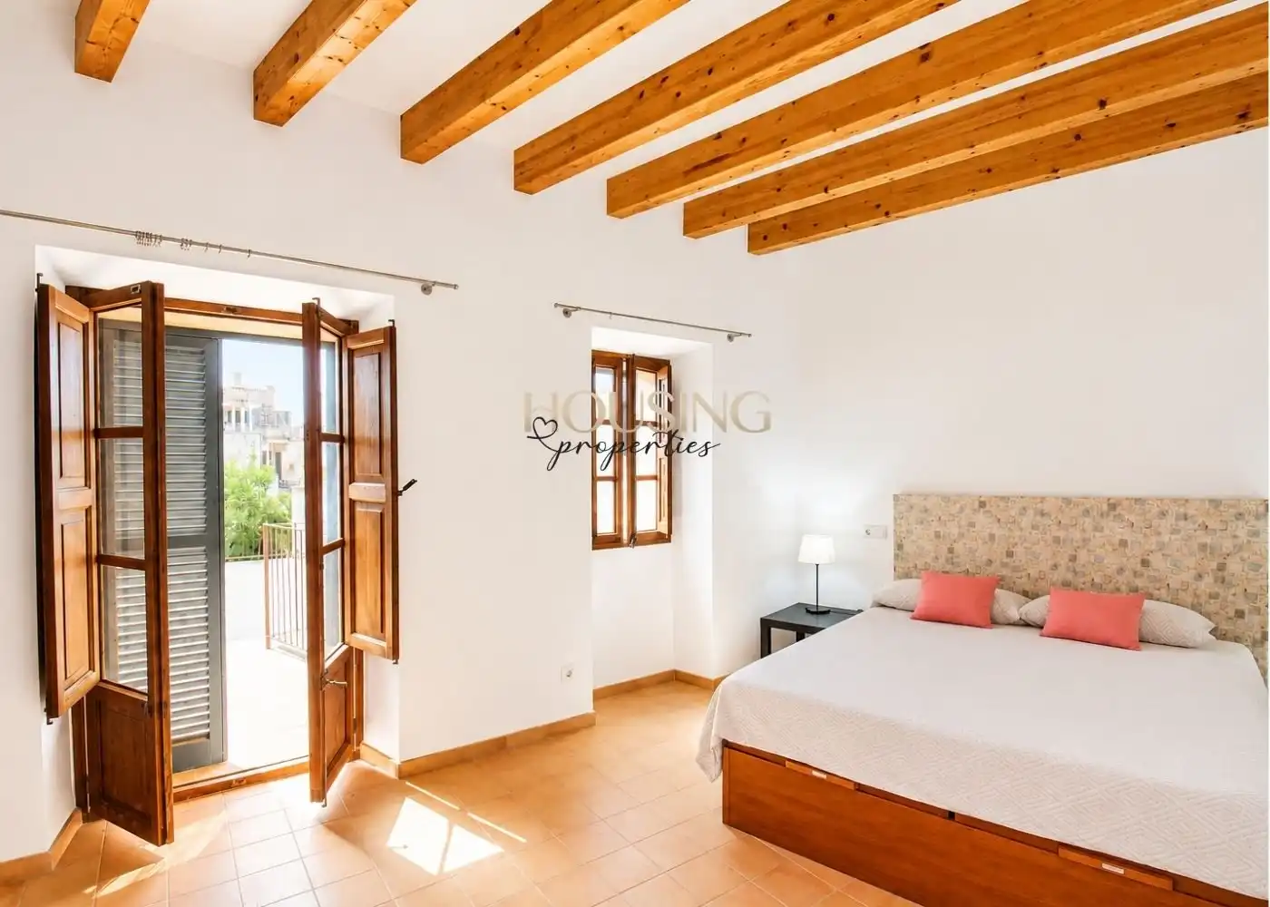 Vista exterior de Casa adosada en venta en Llucmajor con Aire acondicionado, Jardín privado y Terraza