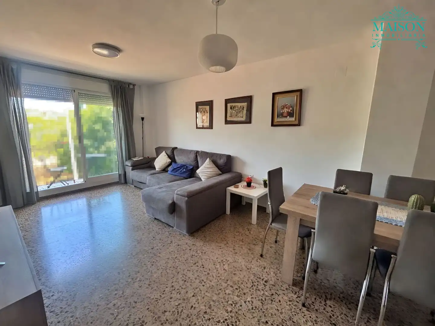 Living room of Flat for sale in Moncofa  with Air Conditioner and Balcony