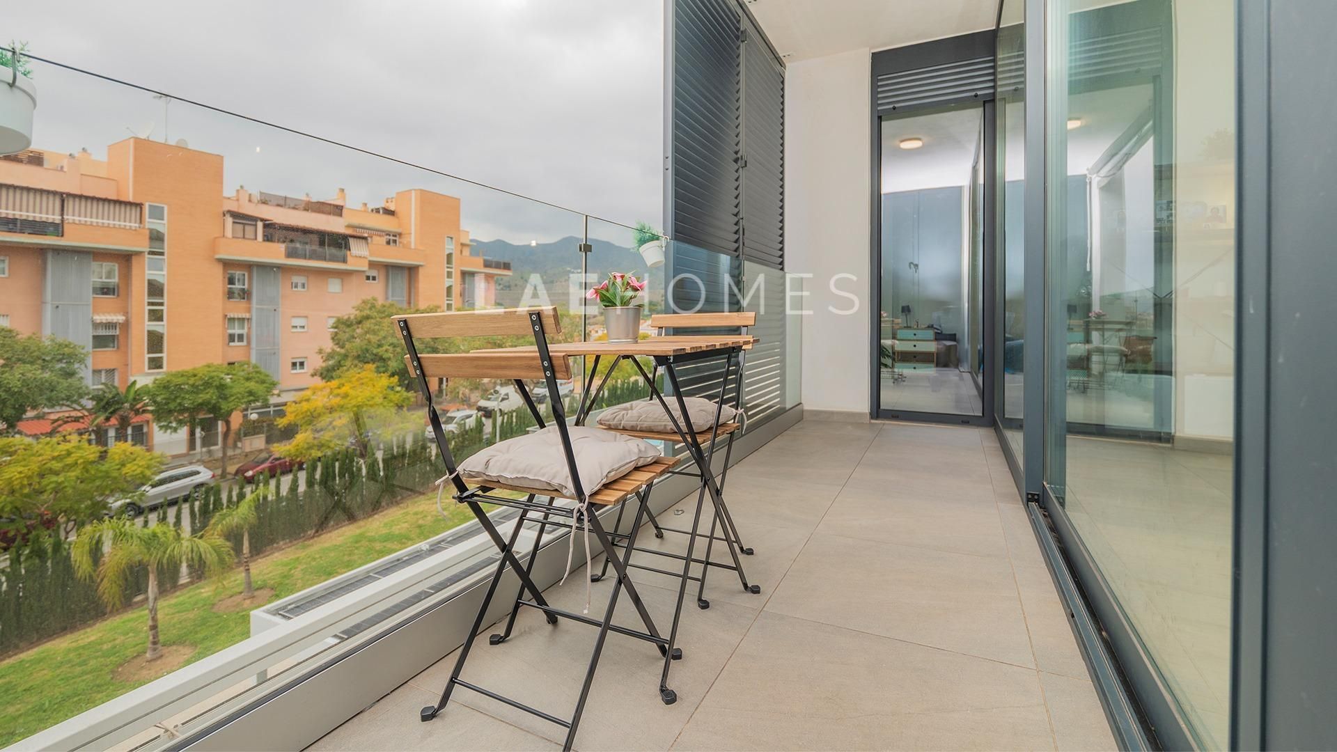 Terrace of Flat for sale in Málaga Capital  with Air Conditioner, Heating and Private garden