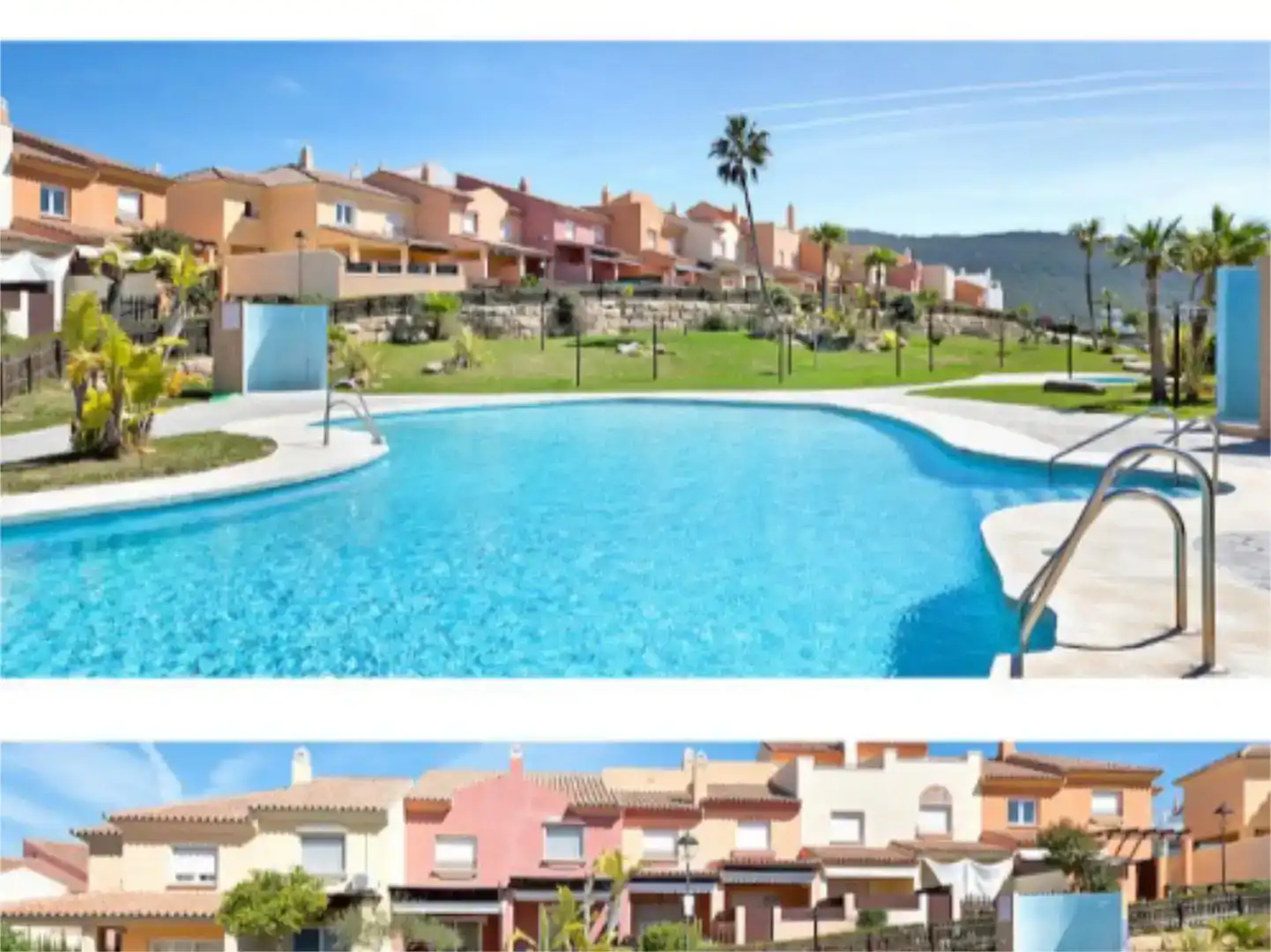 Vista exterior de Dúplex de lloguer en Zahara de los Atunes amb Aire condicionat, Jardí privat i Piscina