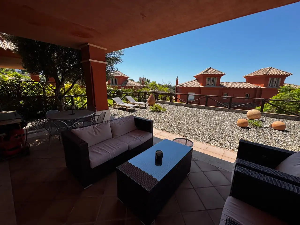 Terrace of Detached homes for rent in Marbella  with Air Conditioner, Terrace and Swimming Pool