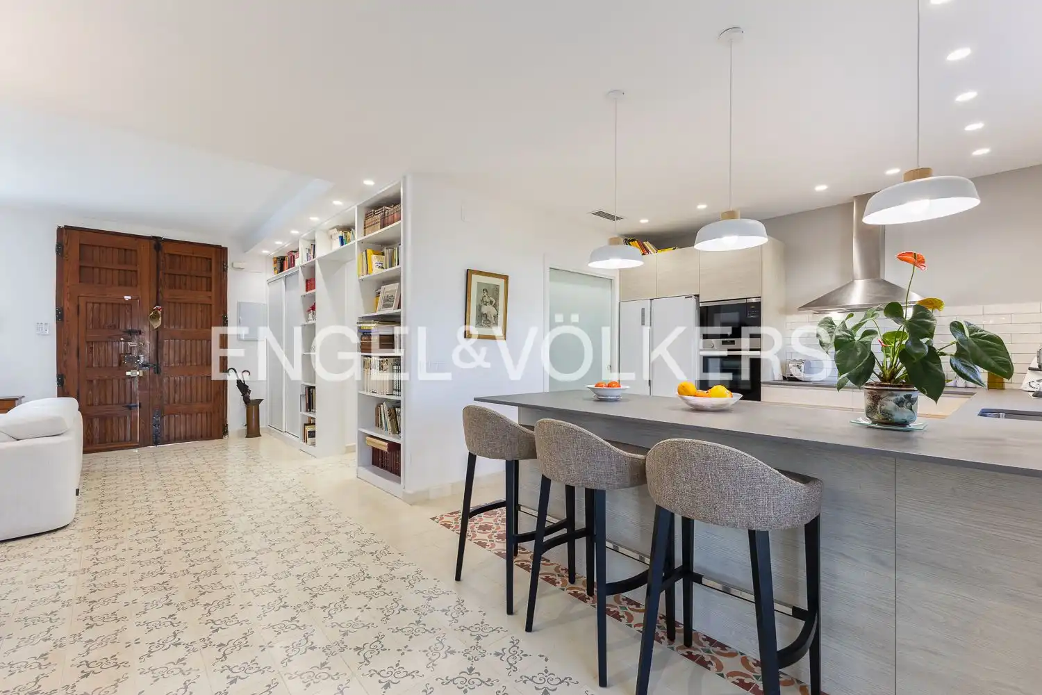 Cocina de Casa o chalet en venta en Carcaixent con Aire acondicionado, Calefacción y Jardín privado