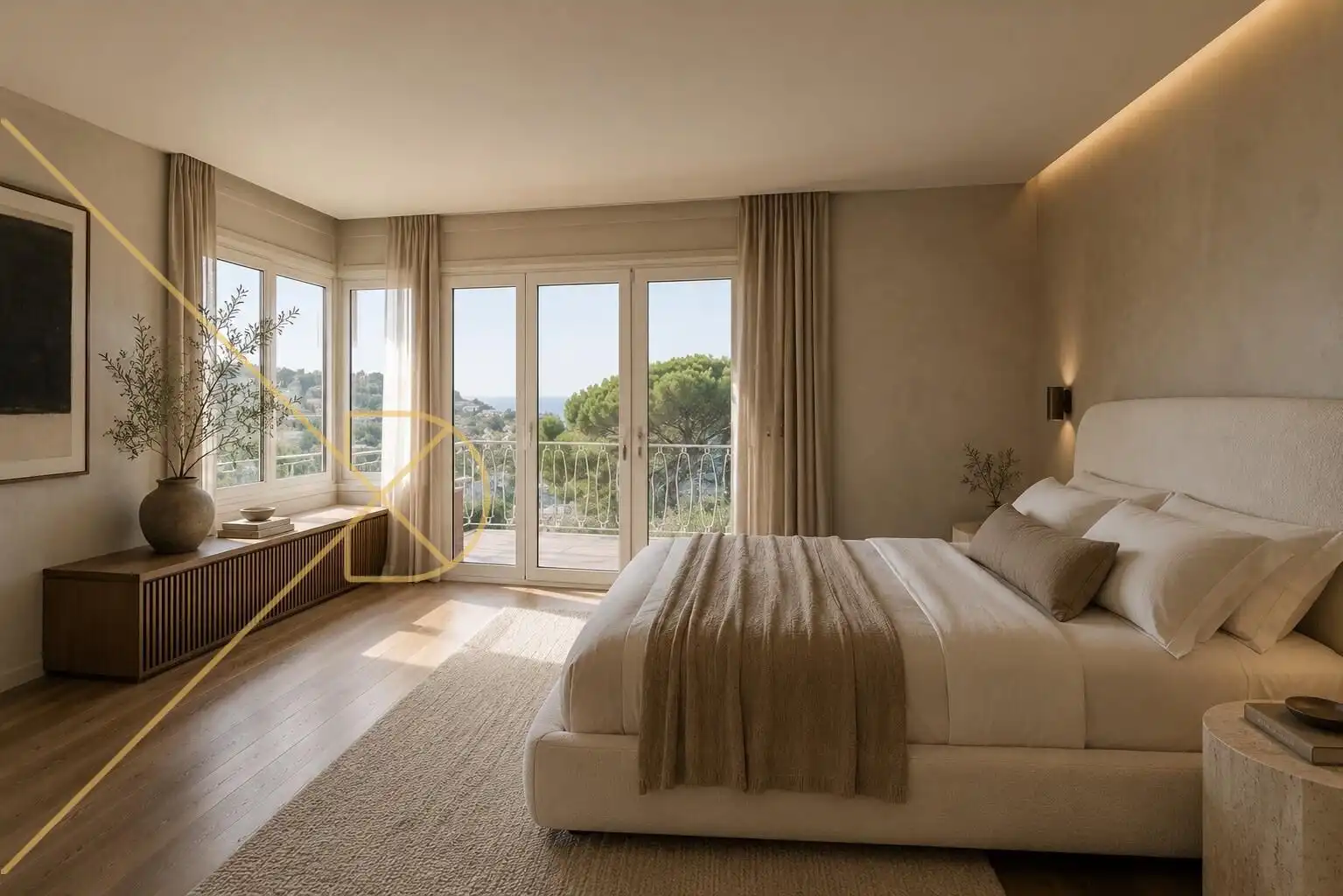 Bedroom of Houses for sale in Sant Just Desvern  with Air Conditioner, Heating and Private garden