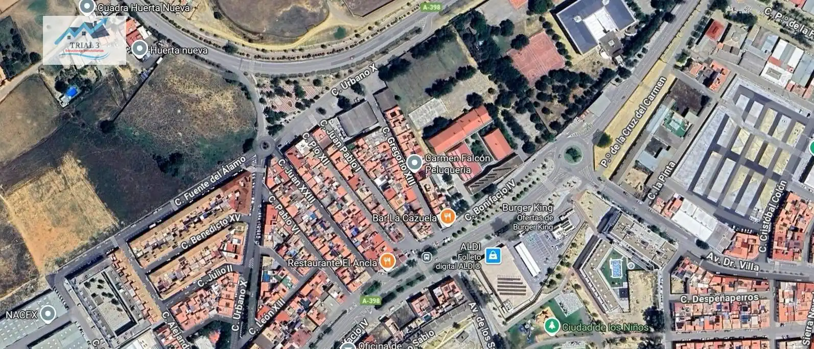 Vista exterior de Casa o xalet en venda en Carmona amb Jardí privat