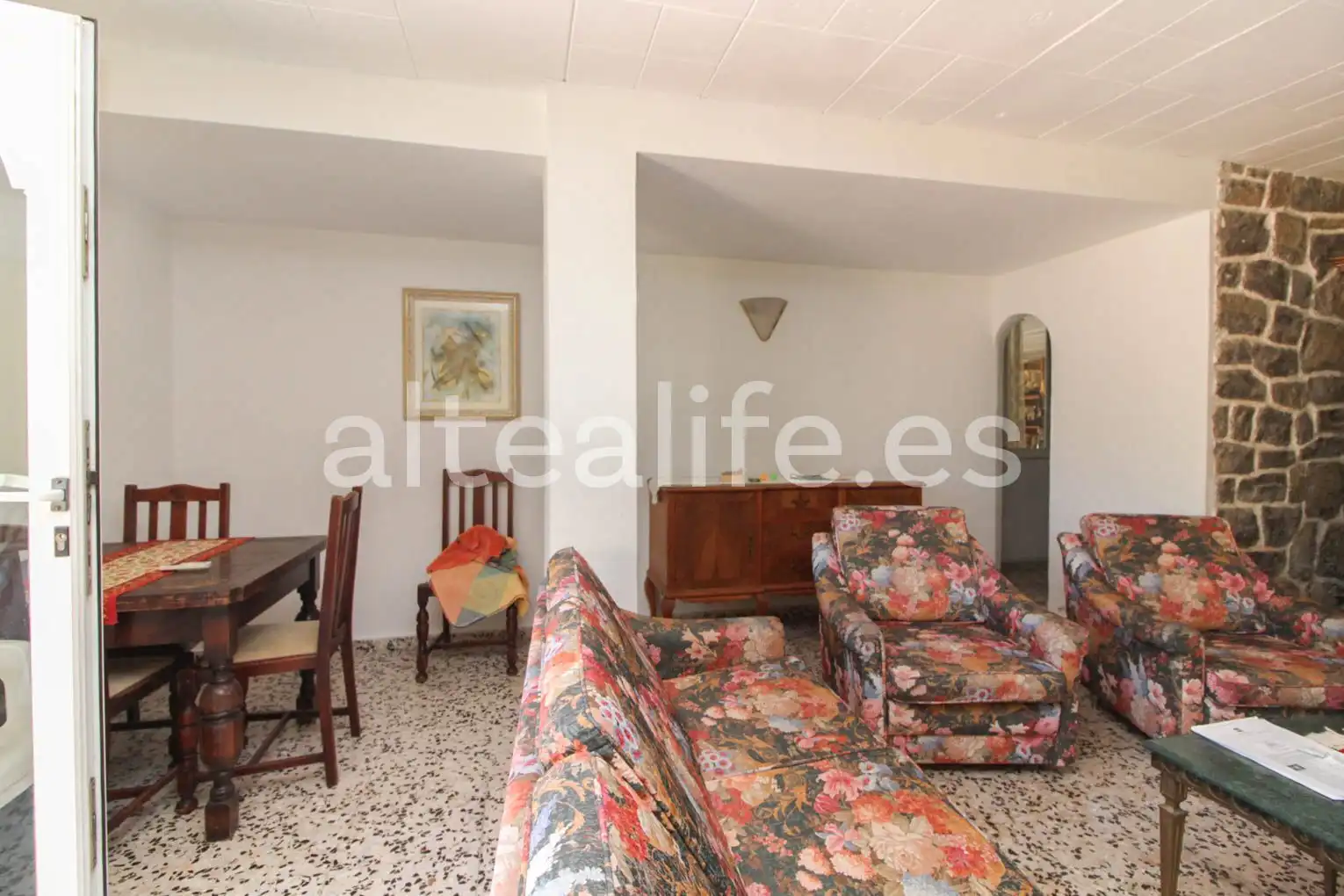 Sala de estar de Casa o chalet en venta en Altea con Aire acondicionado, Calefacción y Terraza