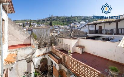 Exterior view of Single-family semi-detached for sale in  Granada Capital  with Private garden and Terrace