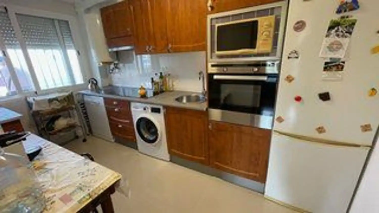 Cocina de Piso en venta en Alicante / Alacant con Aire acondicionado, Calefacción y Jardín privado
