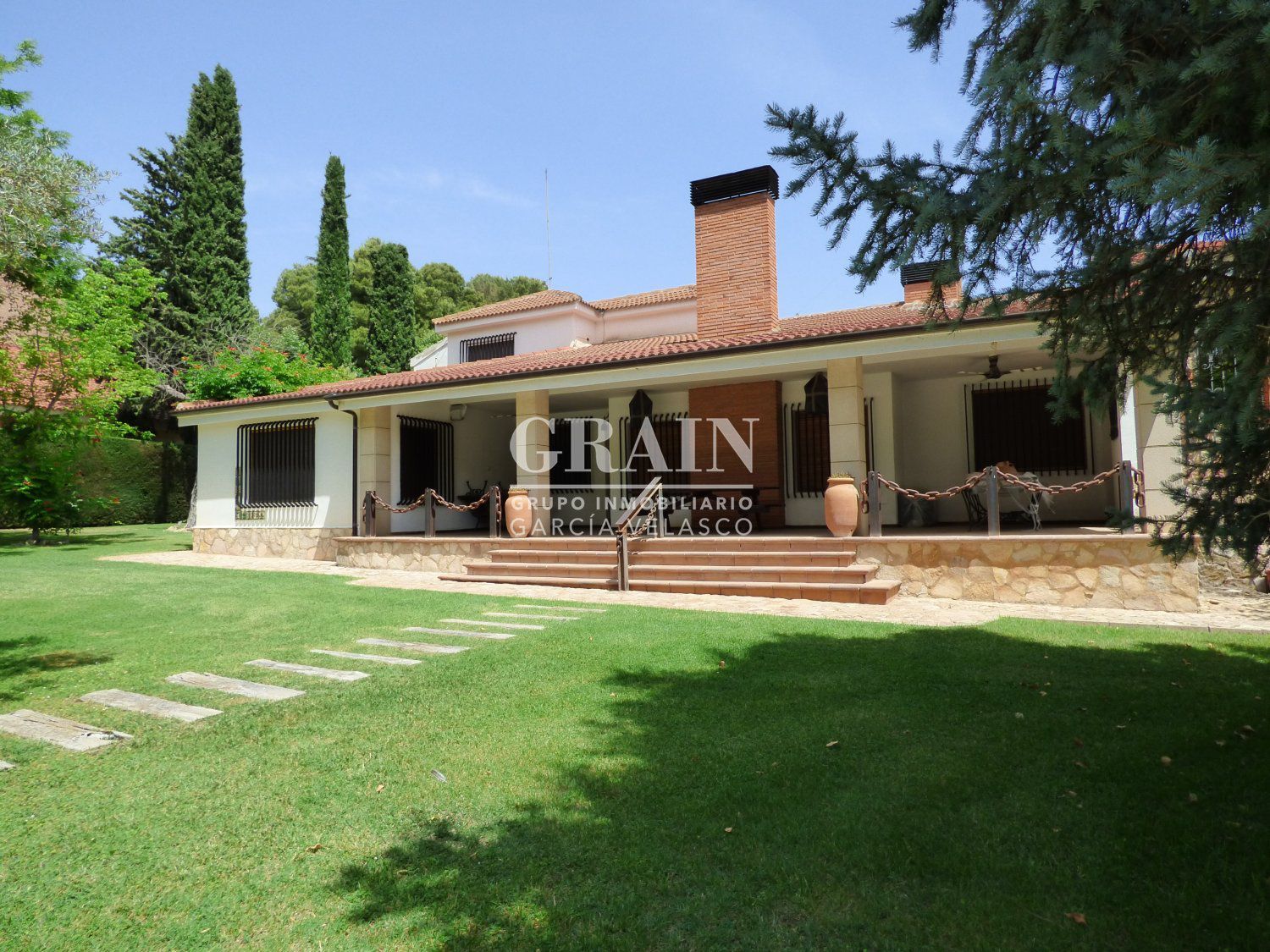 Garden of House or chalet for sale in  Albacete Capital  with Air Conditioner, Heating and Private garden