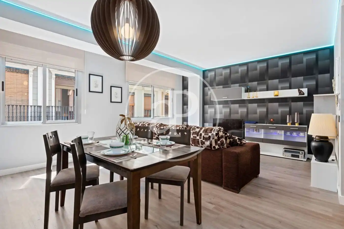 Dining room of Flat for sale in Burriana / Borriana  with Air Conditioner, Heating and Terrace
